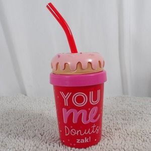 Target Bullseye Playground Zak! Valentines Don Slipper Tumbler 13oz